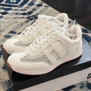 DV Jinja White Mesh Sneakers